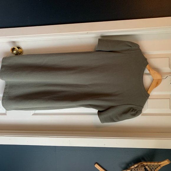 Club Monaco Green Tshirt Dress - M - Picture 2 of 8